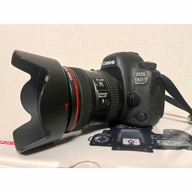 Canon(キヤノン)の【ココ様】Canon EOS 6D MarkII EF24-70 F4L IS  スマホ/家電/カメラのカメラ(デジタル一眼)の商品写真