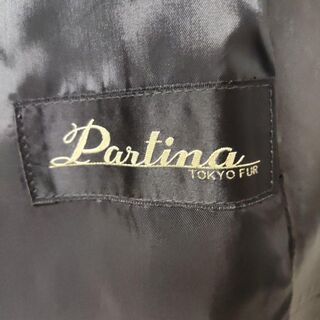 ☆美品☆ Partina TOKYO FUR レザーステンカラーコート ラム