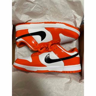 ナイキ(NIKE)のNike WMNS Dunk Patent Orange 27.5 ダンク(スニーカー)