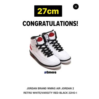 ジョーダン(Jordan Brand（NIKE）)のNike WMNS Air Jordan2 Chicago 27(シューズ)