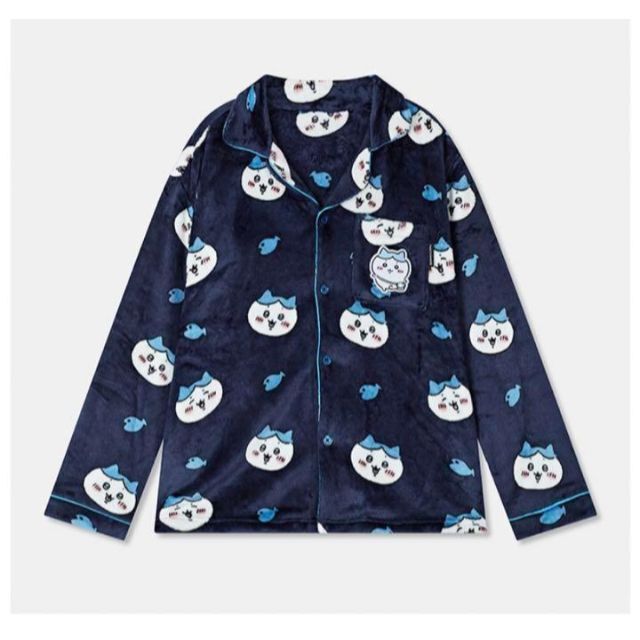 ちいかわ ハチワレ SPAO もこもこ パジャマ S 韓国限定-