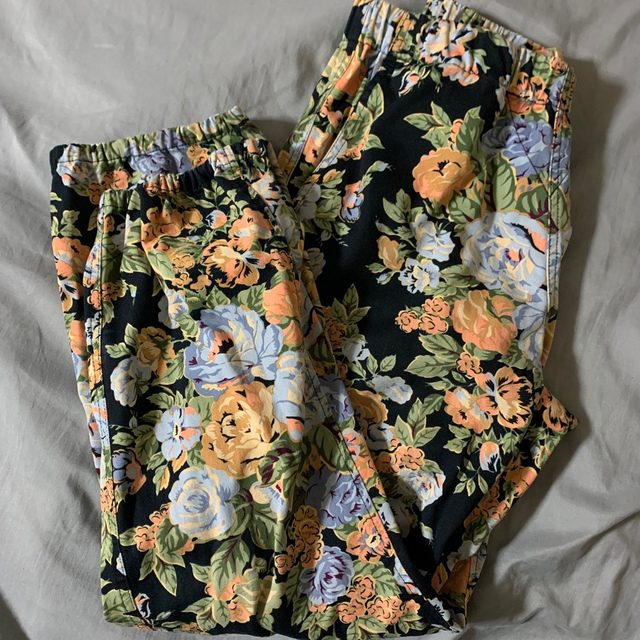 極美品supreme flower pants シュプリーム  フラワーパンツ