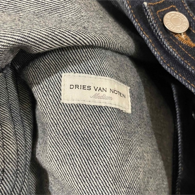 DRIES VAN NOTEN(ドリスヴァンノッテン)のdries van noten 18aw スタッズデニムジャケット メンズのジャケット/アウター(Gジャン/デニムジャケット)の商品写真