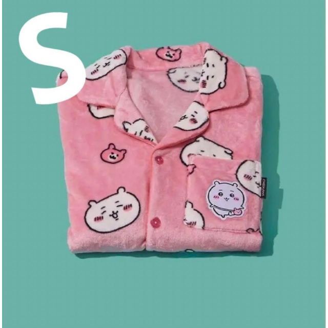 ちいかわ　SPAO もこもこ　ピンク　パジャマ　S 韓国限定