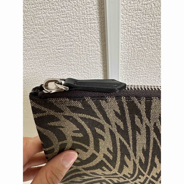 FENDI - 21SS FENDIフェンディ FF Vertigoレザークラッチバッグ ポーチ