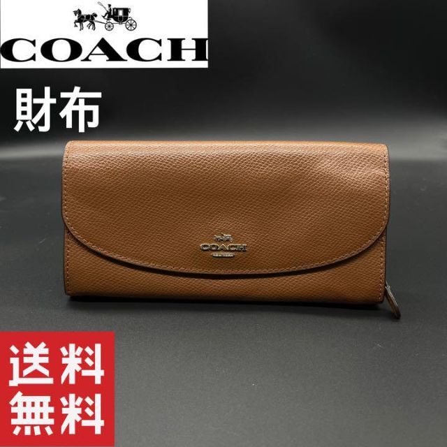 COACH - ✨ブラウン✨COACH コーチ レザー 財布 レディース F54009の ...