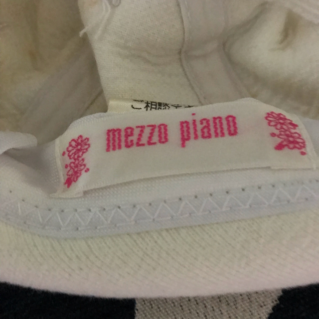 mezzo piano(メゾピアノ)のmezzo piano ベビー 帽子 キッズ/ベビー/マタニティのこども用ファッション小物(帽子)の商品写真