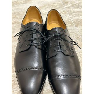 サントーニ(Santoni)の【未使用】Regain・黒ストレートチップ(サイズ: 6 1/2)(ドレス/ビジネス)