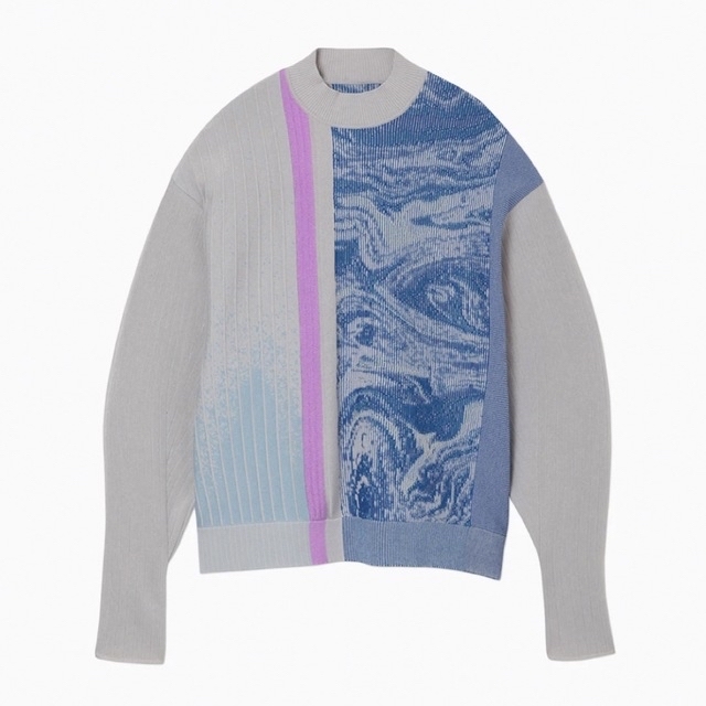 mame(マメ)のmame Marble Jacquard Knitted Pullover  レディースのトップス(ニット/セーター)の商品写真