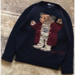 ポロラルフローレン(POLO RALPH LAUREN)の可愛すぎるポロベア 入手困難 RL'92 92年 ラルフローレン ニットセーター(ニット/セーター)