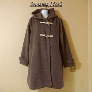 サマンサモスモス(SM2)のSamansa Mos2サマンサ♡ウール混ダッフルコート(ダッフルコート)