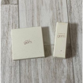 コスメキッチン(Cosme Kitchen)のラ　ポ　ドゥ　ジェム ２点セット　ジェミニーリップスティック　チークアンドアイ(アイシャドウ)