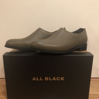 スコットクラブ(SCOT CLUB)のALL BLACK 山羊革　パンプス　革靴(ローファー/革靴)