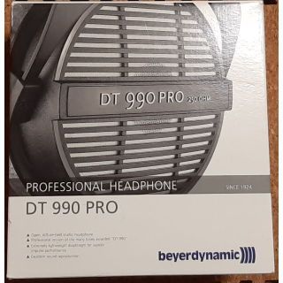 beyerdynamic DT990 PRO 250Ω 状態良/新品パッド/箱(ヘッドフォン/イヤフォン)