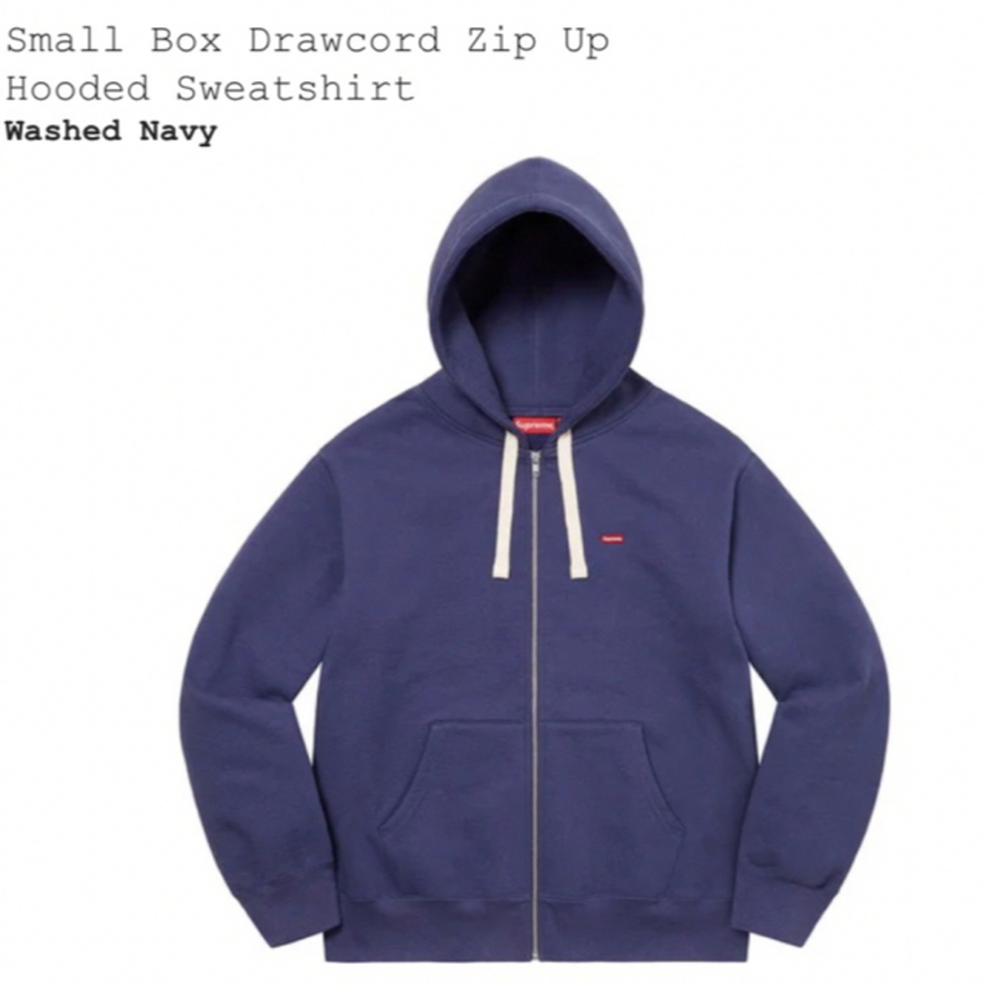 Supreme Small Box  パーカー "Washed Navy"
