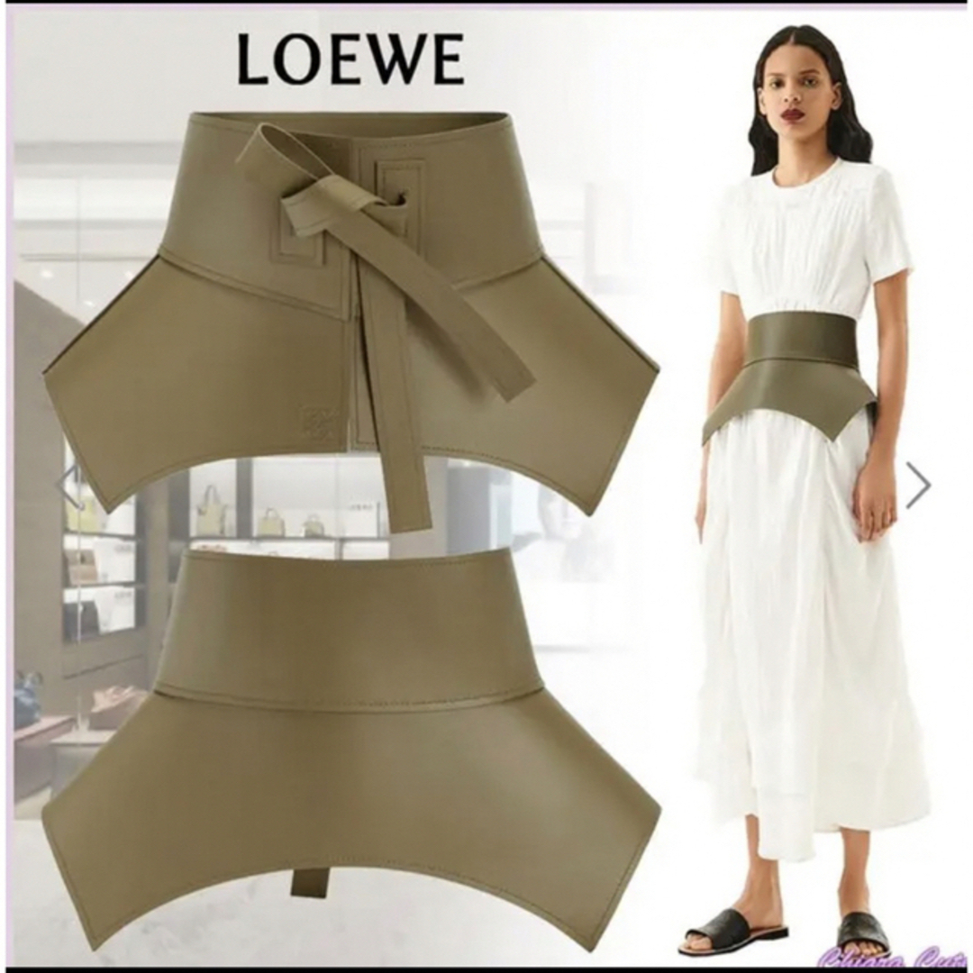 新品 LOEWE ロエベのオビベルト 茶色 多様な www.wonegroup.com.br