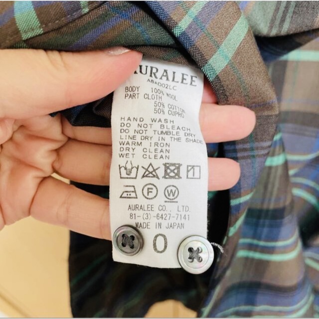 AURALEE(オーラリー)のauralee super light wool ワンピース レディースのワンピース(ロングワンピース/マキシワンピース)の商品写真