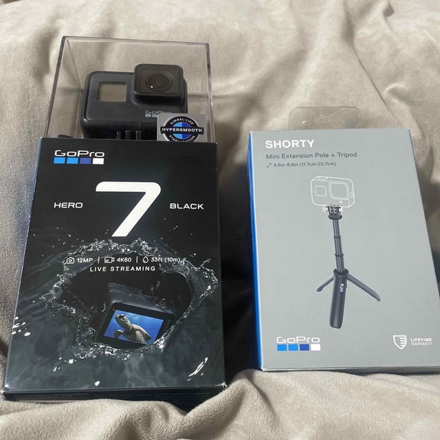 スポーツオーソリティ認定番号GoPro HERO7BLACK + SHORTY