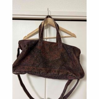 ラッドミュージシャン(LAD MUSICIAN)のLAD MUSICIAN velvet 2-way Boston bag(ショルダーバッグ)