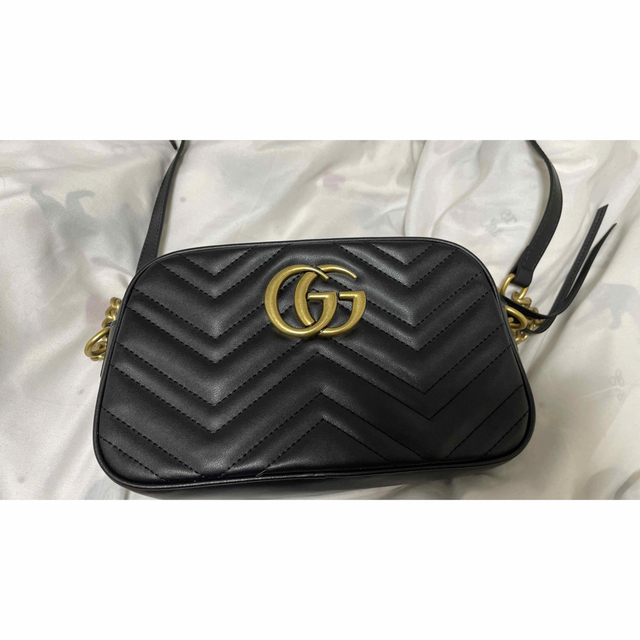 GUCCI グッチ GGマーモント ショルダーバッグ ライスター純正
