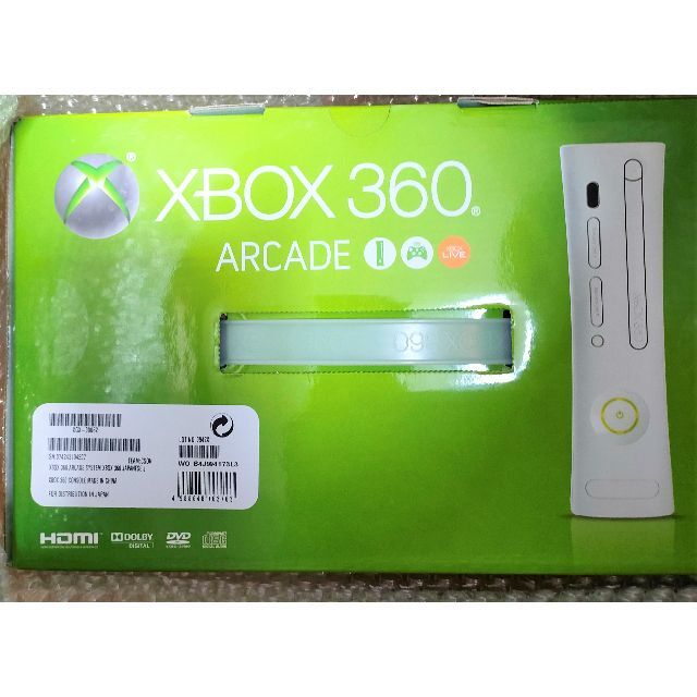 未使用 Xbox 360 アーケード 本体 エンタメ/ホビーのゲームソフト/ゲーム機本体(家庭用ゲーム機本体)の商品写真