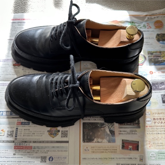 JohnMoojil sander  DERBY leather shoes ジルサンダー