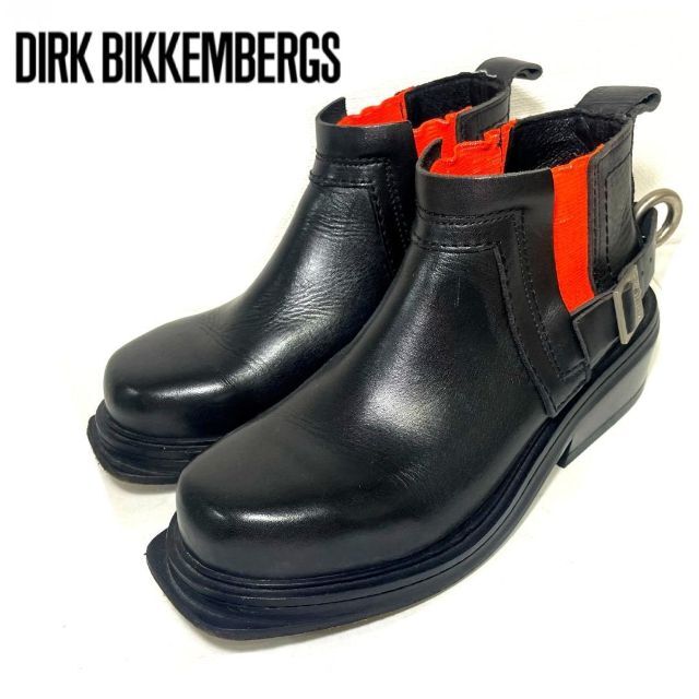 セール】 DIRK BIKKEMBERGS ブラック 黒 サイドゴアブーツ 25cm相当