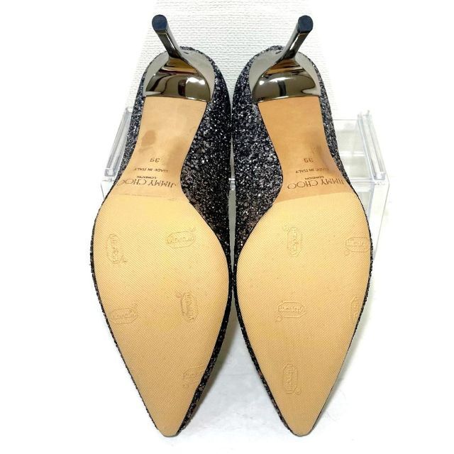 JIMMY CHOO(ジミーチュウ)の新品 JIMMY CHOO 39 グラデーショングリッターパンプス レディースの靴/シューズ(ハイヒール/パンプス)の商品写真