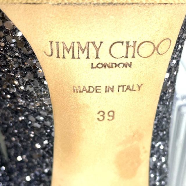 JIMMY CHOO(ジミーチュウ)の新品 JIMMY CHOO 39 グラデーショングリッターパンプス レディースの靴/シューズ(ハイヒール/パンプス)の商品写真