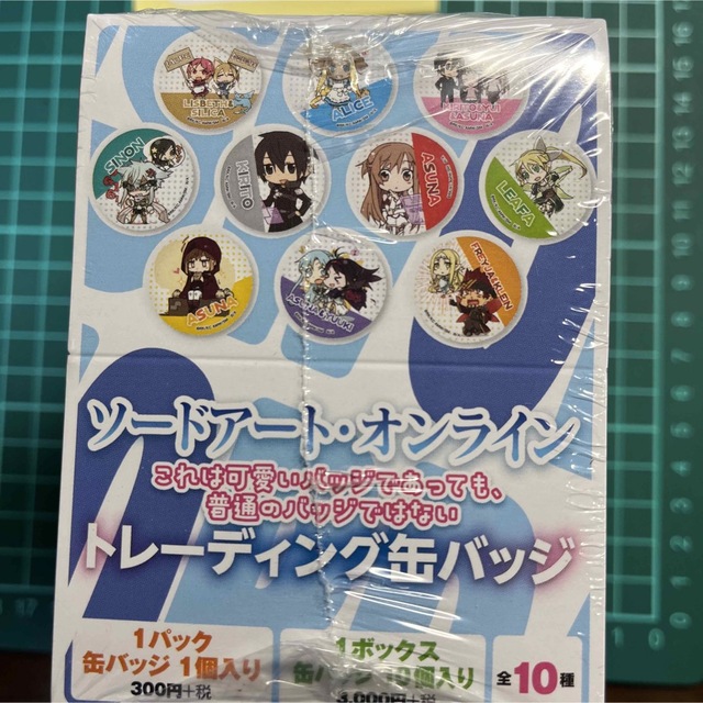 秋葉原電撃祭限定特典付き缶バッジbox未開封　キリト　アスナ　ユウキ　シノン