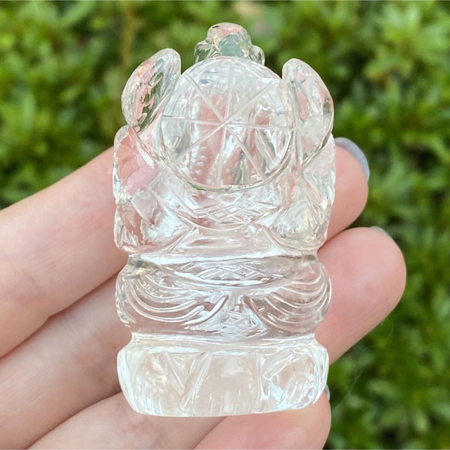 虹入りクリスタルガネーシャ像 | web-flake.com