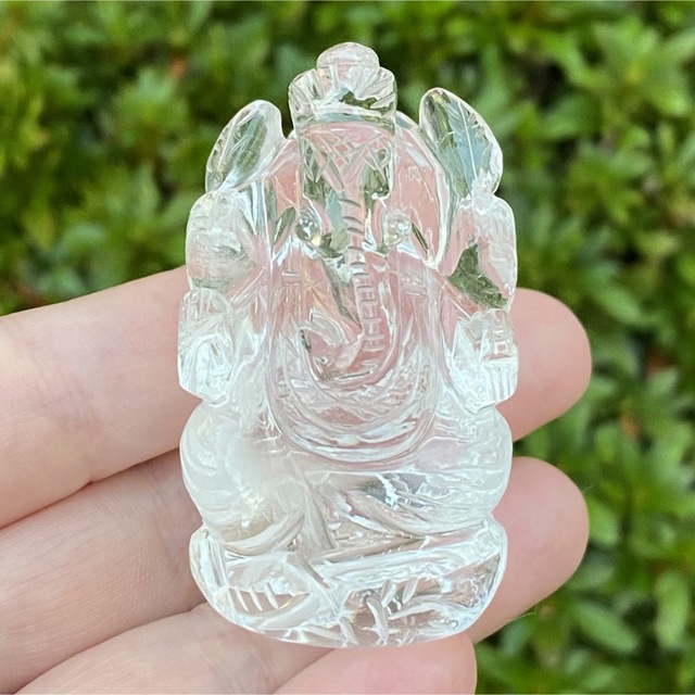 虹入りクリスタルガネーシャ像 | web-flake.com