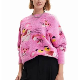 デシグアル(DESIGUAL)の新品✨タグ付き♪定価25,900円　デシグアル　ニット　ピンク系(ニット/セーター)