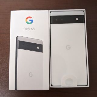 グーグルピクセル(Google Pixel)の【新品】Google Pixel 6a SIMフリー ホワイト(スマートフォン本体)