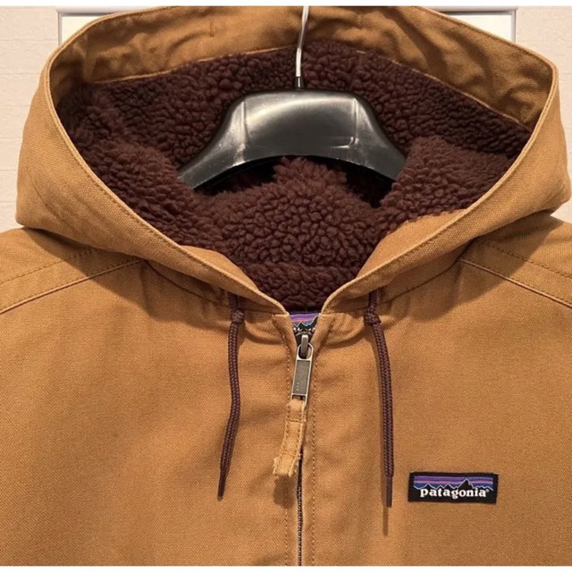 patagonia パタゴニア　ラインドキャンバスフーディ　焚き火　ボア