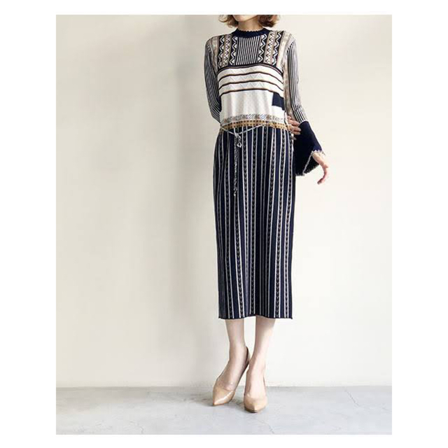 再入荷!】 mame - mame kurogouchi 18AW ニットワンピース