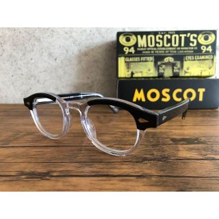 MOSCOT LEMTOSH/モスコット 44 BLACK/CRYSTAL(サングラス/メガネ)