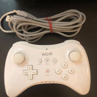 任天堂 Wii U PROコントローラー WUP-005 SHIRO 動作確認済(その他)