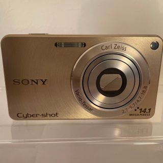 ソニー(SONY)のSONY cyber-shot サイバーショットDSC-W350 ゴールド(コンパクトデジタルカメラ)