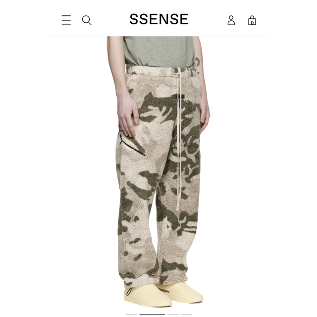 エッセンシャルズ ESSENTIALS 迷彩 パンツ ジャスティンビーバー
