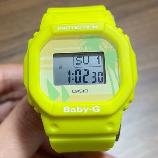 カシオ(CASIO)のCASIO　Baby-G　イエロー(腕時計(デジタル))