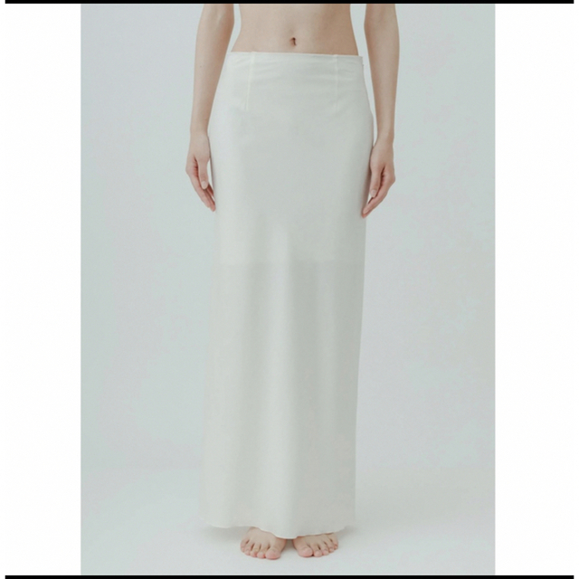 送料無料/プレゼント付♪ yo biotop wool sheer tight skirt ホワイト