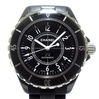 シャネル(CHANEL)のシャネル 腕時計 J12 H0684 メンズ 黒(その他)