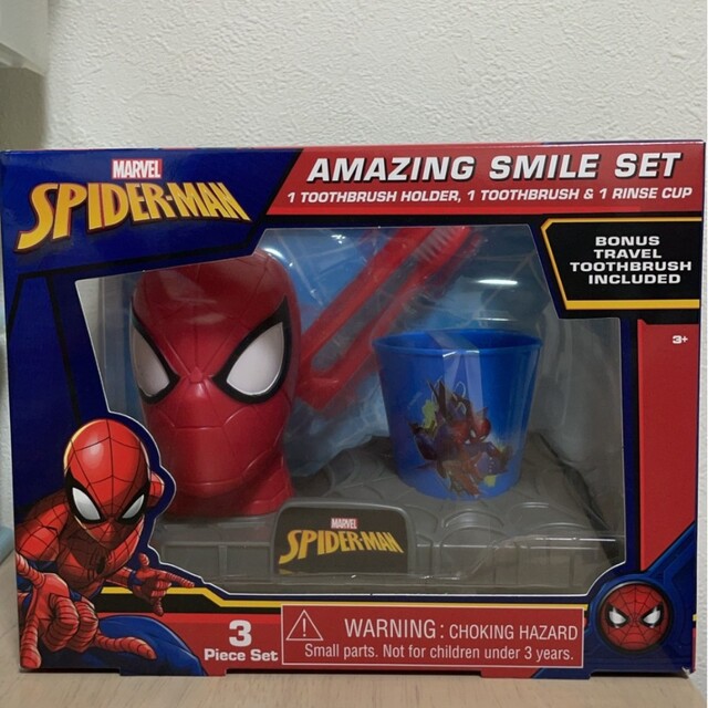 MARVEL(マーベル)の【アメリカ限定品】スパイダーマン　歯ブラシセット　コレクション 　　MARVEL エンタメ/ホビーのアニメグッズ(その他)の商品写真