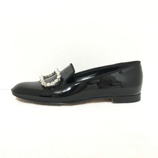 MANOLO BLAHNIKマノロブラニク pila パテントローファー 37 ローファー
