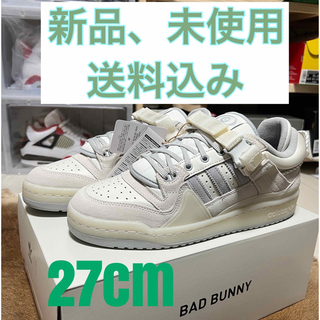 アディダス(adidas)のBad Bunny × adidas Forum Low White Bunny(スニーカー)