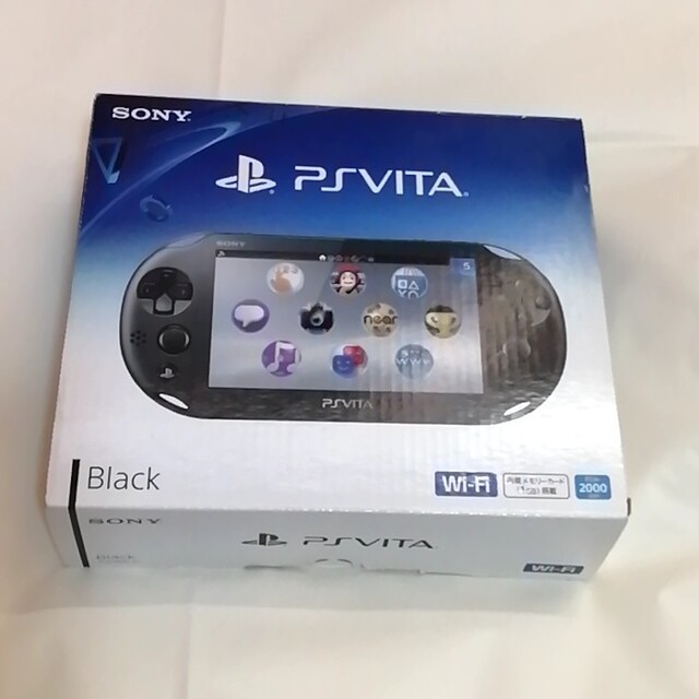 psvita 2000 本体 ブラックエンタメ/ホビー