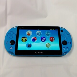 プレイステーションヴィータ(PlayStation Vita)のpsvita2000 本体 ブルー(携帯用ゲーム機本体)