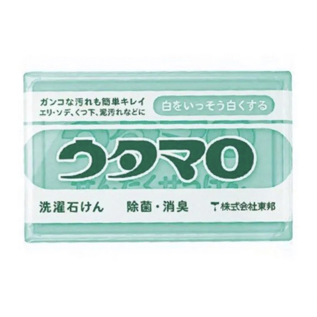 東邦(トウホウ)のウタマロ　ウタマロ石けん 1個　専用ケース付き　洗濯洗剤　衣類洗濯用洗剤 インテリア/住まい/日用品の日用品/生活雑貨/旅行(洗剤/柔軟剤)の商品写真