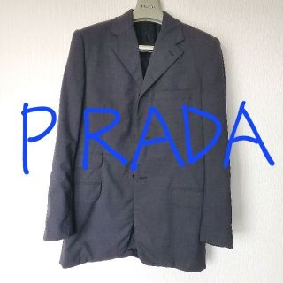 プラダ(PRADA)のPRADA　テーラードジャケット　グレー(テーラードジャケット)